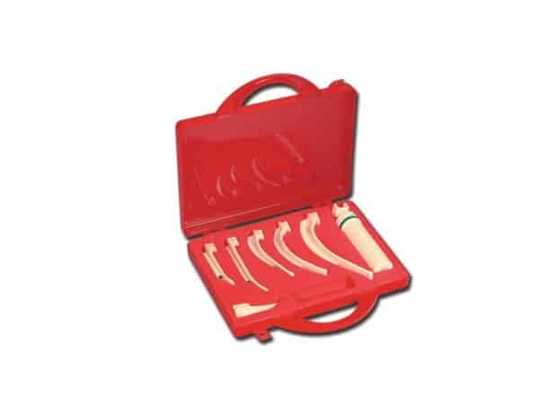 COFFRET LARYNGOSCOPE FIBRE OPTIQUE
